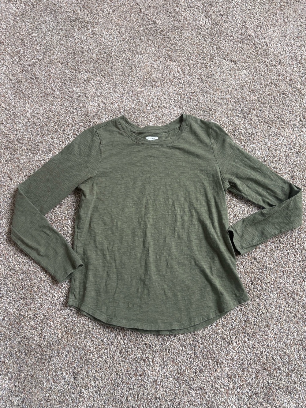 Old Navy Olive Green Long Sleeve Tee